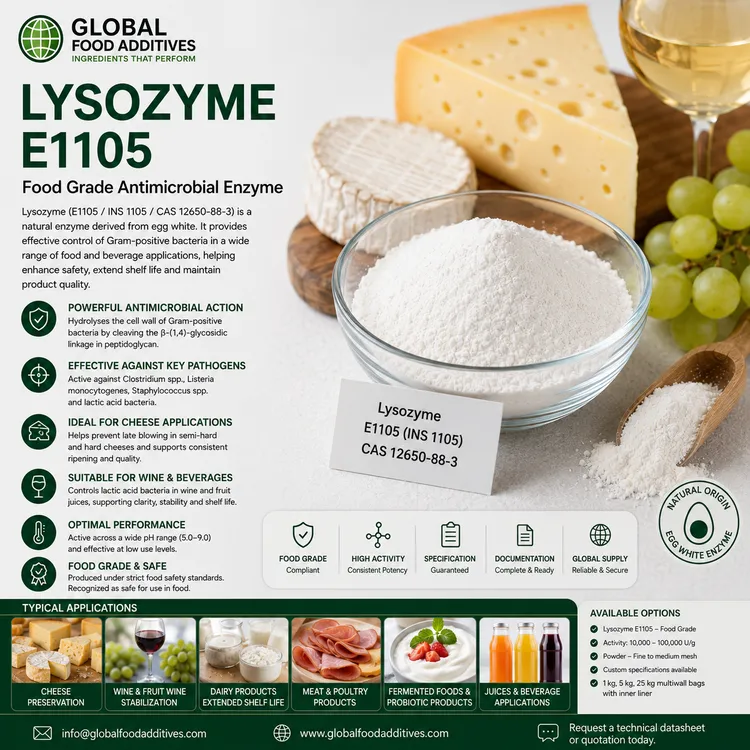 Lysozyme food additive food additive ingredient illustration