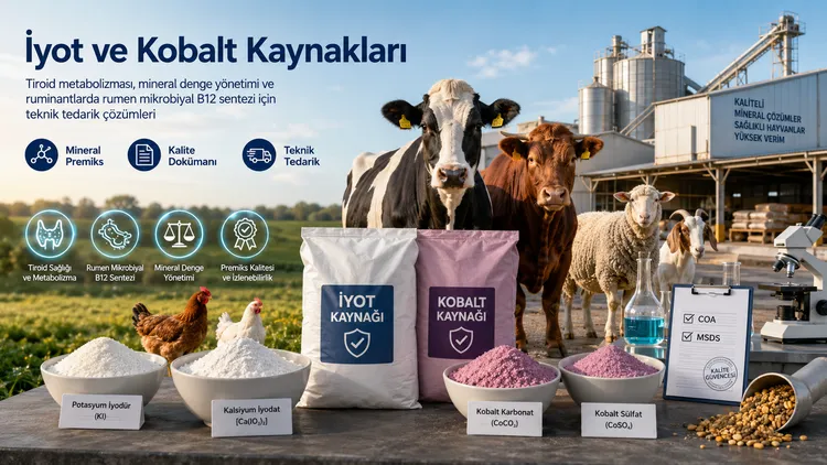 İyot ve Kobalt Kaynakları