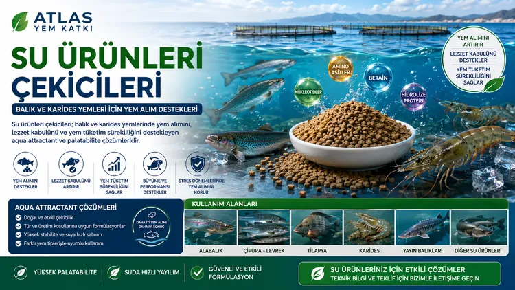 Su Ürünleri Çekicileri aqua attractant yem katkısı